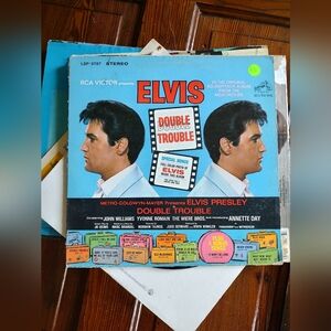 Elvis double trouble vinyl record